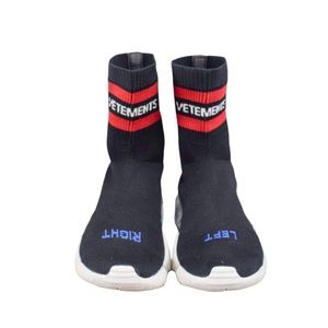 Vetements Sock Pump Hight Top Sneakers Size 5